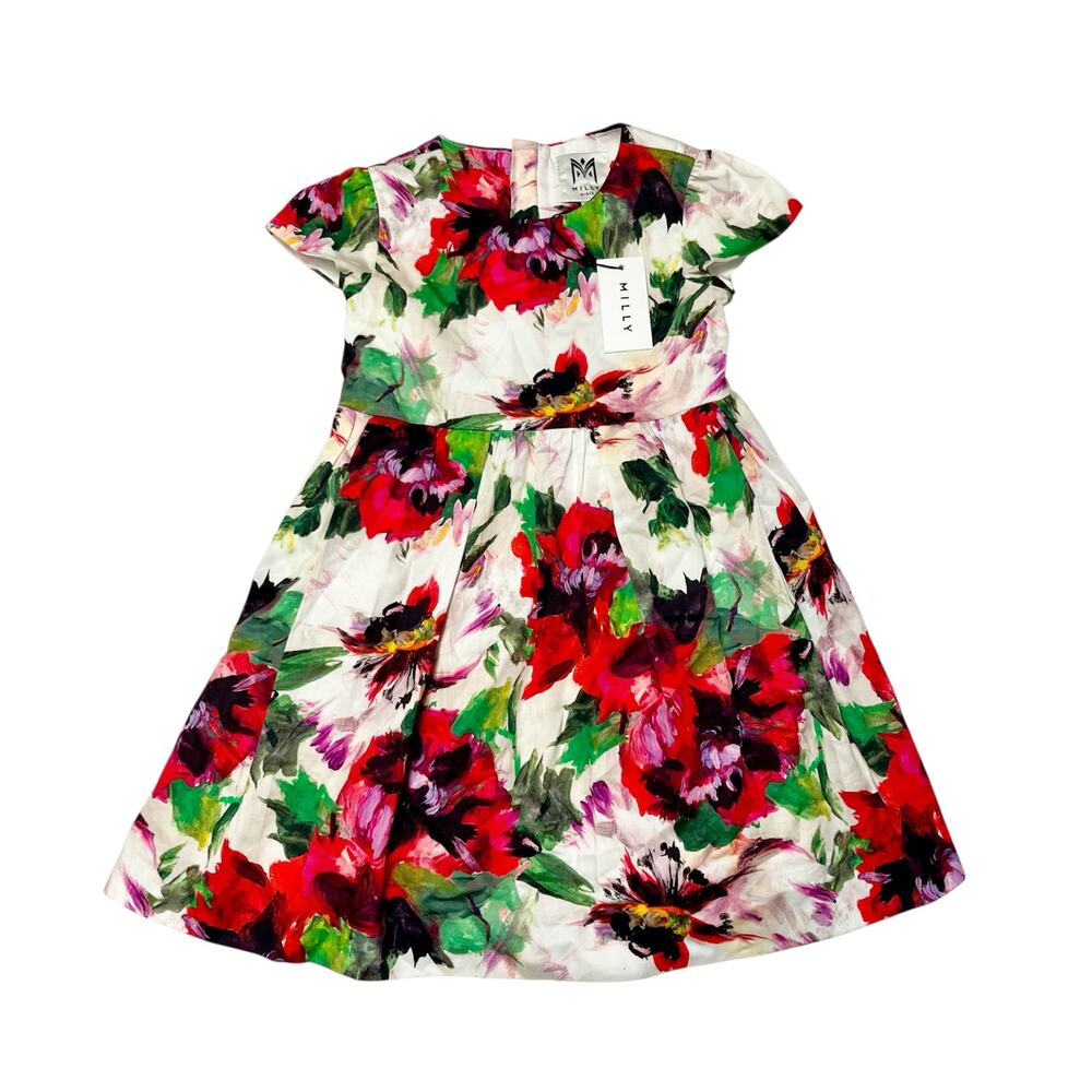 NWT Milly Minis Floral Party Dress Size 5